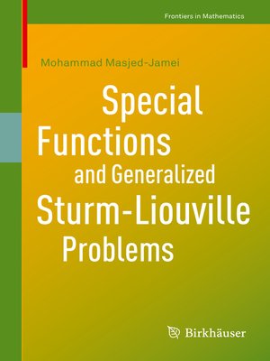 cover image of Special Functions and Generalized Sturm-Liouville Problems